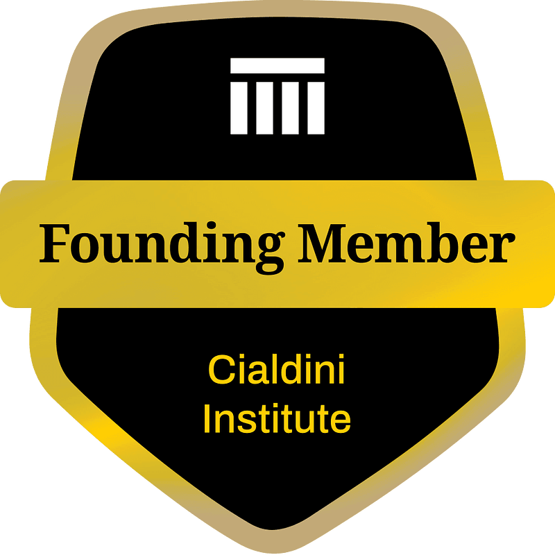 badge of cialdini founding member