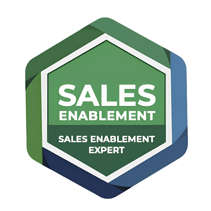 badge of sales enablement